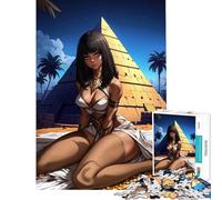 Puzzle de 1000 pièces pour Adolescents La Reine d'Égypte Activités ludiques à la Maison décoration Murale Jeux en Famille Convient aux Personnes de 14 Ans et Plus (50x75cm)