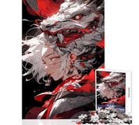 Puzzle de 1000 pièces pour Adolescents « La Reine des Dragons » Jeu éducatif Cadeau de Père Noël Secret Jeu de Manipulation Renforce l'amour Entre Couples Dimensions 38x26cm