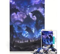 Puzzle de 1000 pièces pour Adolescents La Résurrection des Dragons, Jeu Manuel, Difficile et Stimulant, 50x75cm