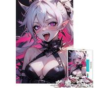 Puzzle de 1000 pièces pour Adolescents La Vampire Folle Selene Difficile et Stimulant décoration intérieure Jeux relaxants pour Les 14 Ans et Plus 38x52cm