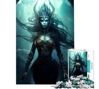 Puzzle de 1000 pièces pour Adolescents La Vierge des Abysses Jeu Amusant et Stimulant Cadeau d'anniversaire pour Toute la Famille (38x26cm)