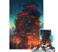 Puzzle de 1000 pièces pour Adolescents La Ville de Demain Un défi Difficile à relever décoration Murale Jouet à Monter soi-même à partir de 14 Ans (38x52cm)