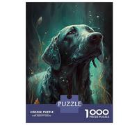 Puzzle De 1000 Pièces pour Adolescents Labrador Retriever Dog Puzzles pour Adolescents, Jouets À Monter Soi-même, Découpe De Précision, Cadeaux De Noël Et d'anniversaire 52x38cm/1000pcs