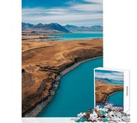 Puzzle de 1000 pièces pour Adolescents Lac Tekapo Décoration intérieure Jouet Jeu éducatif Collection d'artistes Beaux-Arts Format 38x26cm