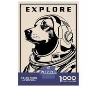 Puzzle De 1000 Pièces pour Adolescents Laika Explorer Puzzles pour Adolescents : Amusants Et Humoristiques ! Stimulez Votre Cerveau ! Soirée Jeux Et Divertissement en Famille 38x26cm/1000pcs