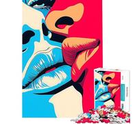 Puzzle de 1000 pièces pour Adolescents l'amour dans Le minimalisme Jeu Amusant et Stimulant Cadeau d'anniversaire pour Toute la Famille (38x26cm)