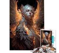 Puzzle de 1000 pièces pour Adolescents L'Ange des Ténèbres Un défi Difficile à relever en Famille idéal pour la décoration intérieure et à partir de 14 Ans (50x75cm)