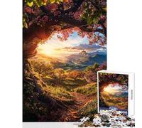 Puzzle de 1000 pièces pour Adolescents l'appel du château Jeu éducatif Amusant et Humoristique décoration Murale Cadeau d'anniversaire Unique (50x75cm)