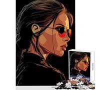 Puzzle de 1000 pièces pour Adolescents Lara Croft Tomb Raider Jeu éducatif Idée Cadeau de Père Noël Secret Casse-tête pour stimuler Le Cerveau Dimensions 50x75cm