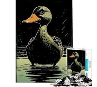 Puzzle de 1000 pièces pour Adolescents Le Canard de l'Apocalypse Jeu éducatif et Stimulant pour Toute la Famille Idée Cadeau (38x52cm)