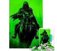 Puzzle de 1000 pièces pour Adolescents Le Cavalier Vert Un défi Stimulant pour améliorer la mémoire Jeu Manuel à partir de 14 Ans (38x26cm)