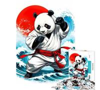 Puzzle de 1000 pièces pour Adolescents Le Chemin du Panda Un défi Difficile à relever Jeu de Construction à partir de 14 Ans (38x52cm)