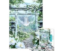 Puzzle de 1000 pièces pour Adolescents Le Chemin Sacré de Sarutahiko Jeu de Construction pour Adolescents Loisirs à la Maison Interaction Parent-Enfant (Taille 50x75cm)