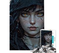 Puzzle de 1000 pièces pour Adolescents Le Corbeau des Silent Companions Un défi éducatif d'analyse et de logique Un Jouet de décoration Murale pour Les 14 Ans et Plus (38x26cm)