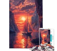 Puzzle de 1000 pièces pour Adolescents Le Dernier Navire Un défi à relever Cadeau d'anniversaire décoration intérieure Jouet pour Les 14 Ans et Plus (50x75cm)