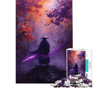 Puzzle de 1000 pièces pour Adolescents Le Gardien Silencieux de la Brume d'automne Activités Amusantes à la Maison pour Toute la Famille Jeux adaptés aux Enfants de 14 Ans et Plus (38x52cm)
