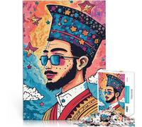 Puzzle de 1000 pièces pour Adolescents Le Gentleman Fabriqué en Carton pour Les 14 Ans et Plus Jeu de décoration d'intérieur Bon Cadeau。Taille:38x52cm/14.96x20.47pouce