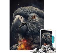 Puzzle de 1000 pièces pour Adolescents Le Gris du Gabon Jeu intellectuel et éducatif Anti-Stress Cadeau d'anniversaire (38x52cm)