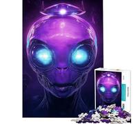 Puzzle de 1000 pièces pour Adolescents Le mystère des extraterrestres Activités Amusantes à la Maison décoration Artistique Jeux familiaux Convient aux Personnes de 14 Ans et Plus (38x26cm)