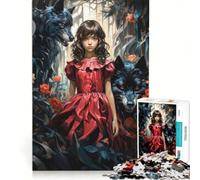 Puzzle de 1000 pièces pour Adolescents Le Petit Chaperon Rouge Jeu éducatif décoration Murale Cadeau Original pour Un Anniversaire ou Noël 50x75cm