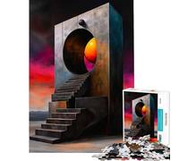Puzzle de 1000 pièces pour Adolescents Le Portail Mystique Un défi éducatif Un Jeu de Construction pour Les 14 Ans et Plus (50x75cm)