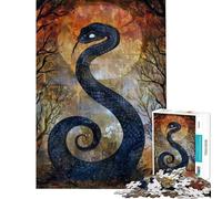 Puzzle de 1000 pièces pour Adolescents Le repaire des Serpents Jeu éducatif Familial pour améliorer la mémoire et stimuler Le Cerveau (Dimensions 38x26cm)