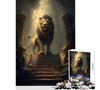 Puzzle de 1000 pièces pour Adolescents « Le Roi des Terres de Feu » Jeu à Monter soi-même Jeu éducatif et Relaxant Format 38x26cm
