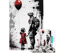 Puzzle de 1000 pièces pour Adolescents Le Rouge n'est Pas Le Sang Jeu éducatif Jouet et Jeu intellectuel pour Les Amateurs de Jeux Une véritable œuvre d'art (38x26cm)