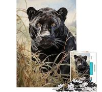 Puzzle de 1000 pièces pour Adolescents Le Royaume du Jaguar Jeu de Puzzle à Faire soi-même pour Adolescents idéal pour Passer Le Temps à la Maison et favoriser Les échanges Parents-Enfants (50x75cm)