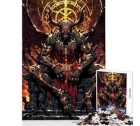 Puzzle de 1000 pièces pour Adolescents Le Trône du Seigneur Infernal Jeu Relaxant améliore la mémoire Jouet éducatif liste de souhaits avec Le Père Noël (38x52cm)