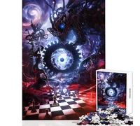 Puzzle de 1000 pièces pour Adolescents L'Échiquier du Destin Un Jeu de réflexion Stimulant idéal pour Les Jeux et Les activités en Famille (38x52cm)