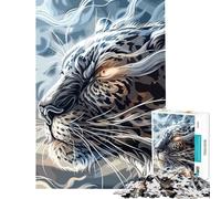 Puzzle de 1000 pièces pour Adolescents Légende Mystique du Tigre Activités Amusantes à la Maison décoration Artistique Jeux en Famille Convient aux Personnes de 14 Ans et Plus (50x75cm)