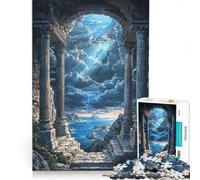 Puzzle de 1000 pièces pour Adolescents Les Échos de l'Atlantide Jouet Anti-Stress Difficile et Stimulant Cadeau de Noël ou d'anniversaire 50x75cm