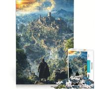 Puzzle de 1000 pièces pour Adolescents Les Ombres sur Le Royaume Jeu Manuel activités Amusantes à Faire à la Maison avec Poster et fiche de Questions-réponses Assortis 38x26cm