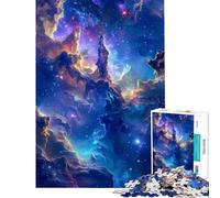 Puzzle de 1000 pièces pour Adolescents Les Piliers de la Création - Majesté Céleste Jeu Pratique et Stimulant Idée Cadeau Découpe de précision (50x75cm)