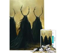 Puzzle de 1000 pièces pour Adolescents Les Trois druides errants Jouet éducatif Jeu éducatif décoration Murale Cadeau d'anniversaire (Dimensions 38x26cm)