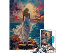 Puzzle de 1000 pièces pour Adolescents L'Escalier du Paradis Jeu Amusant décoration Parfaite pour Toute la Famille (Taille 50x75cm)