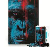 Puzzle de 1000 pièces pour Adolescents L'Éveil d'Hanuman,articulations Lisses,Jeu Amusant et Stimulant pour l'esprit,idéal pour Une décoration de Noël (38x26cm)