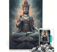 Puzzle de 1000 pièces pour Adolescents L'Éveil du Bouddha Jeu éducatif Cadeau d'anniversaire présent Unique pour Un Anniversaire ou Noël 38x26cm
