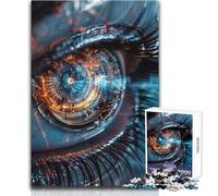 Puzzle de 1000 pièces pour Adolescents L'Œil avec Intelligence Artificielle Idéal pour se détendre et se divertir Découpe Ultra-précise Dimensions:38x26cm