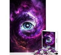 Puzzle de 1000 pièces pour Adolescents « L'Œil de Dieu » Décoration Murale Cadeau pour Femmes et Hommes Jeu éducatif Renforce l'amour au Sein du Couple Dimensions 38x52cm