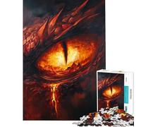 Puzzle de 1000 pièces pour Adolescents L'Œil du Dragon du Sud idéal pour Un Anniversaire ou Noël Un Jeu Impossible Une véritable œuvre d'art à partir de 14 Ans (50x75cm)