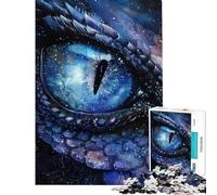 Puzzle de 1000 pièces pour Adolescents L'œil d'une créature légendaire Jeu Familial Stimulant la mémoire (38x52cm)