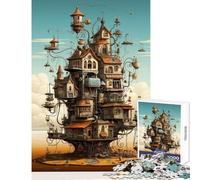 Puzzle de 1000 pièces pour Adolescents l'invention du café Jeu éducatif Cadeau d'anniversaire Casse-tête Difficile et Stimulant Dimensions 38x26 cm