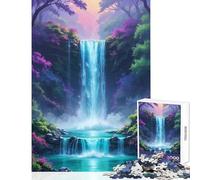 Puzzle de 1000 pièces pour Adolescents L'oasis secrète de la Cascade Décoration Jouet pour Les Jeux éducatifs et Les Couples Dimensions 38x52cm