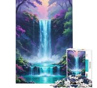 Puzzle de 1000 pièces pour Adolescents L'oasis secrète de la Cascade Un défi éducatif mais Aussi Un Jeu Amusant et Relaxant pour Les 14 Ans et Plus Jeu de Puzzle Offert (50x75cm)