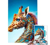 Puzzle de 1000 pièces pour Adolescents L'Odyssée des Girafes idéal pour Un Anniversaire ou Noël Jeu Familial Difficile à partir de 14 Ans (38x26cm)