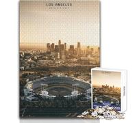 Puzzle de 1000 pièces pour Adolescents - Los Angeles - Jouet éducatif - Cadeau d'anniversaire - Cadeau de Père Noël Secret - Dimensions 38x26cm