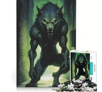 Puzzle de 1000 pièces pour Adolescents Loup-Garou dans Une Ruelle Jeu éducatif décoration Murale idéal comme Cadeau 38x26cm