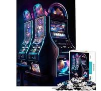 Puzzle de 1000 pièces pour Adolescents Machine à sous Cosmique Jeu Familial Stimulant l'intelligence et Le Cerveau Jouet addictif Cadeau Artistique activités familiales (Taille 38x26cm)